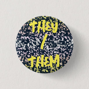 Quirky Niedlich Retro Boho Flora Pangender Prix Fl Button