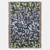 Quirky Niedlich Retro Boho Flora Pangender Prix Fl Decke (Vorderseite Vertikal)