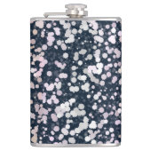 Quirky Niedlich Retro Boho Flora Pangender Prix Fl Flachmann (Vorderseite)