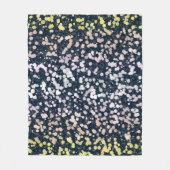 Quirky Niedlich Retro Boho Flora Pangender Prix Fl Fleecedecke (Vorderseite)
