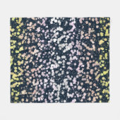 Quirky Niedlich Retro Boho Flora Pangender Prix Fl Fleecedecke (Vorderseite (Horizontal))