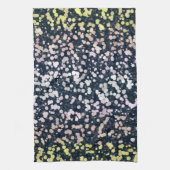 Quirky Niedlich Retro Boho Flora Pangender Prix Fl Geschirrtuch (Vertikal)