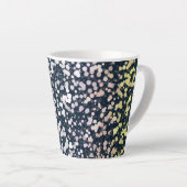 Quirky Niedlich Retro Boho Flora Pangender Prix Fl Milchtasse (Rechte Ecke)