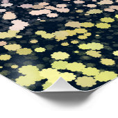 Quirky Niedlich Retro Boho Flora Pangender Prix Fl Poster (Ecke)