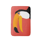 Quirky-niedlicher lustiger Toucan-Comic-Charakter Badematte (Vorderseite Vertikal)