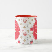 Quirky Owl Holiday Tasse (Zentrum)