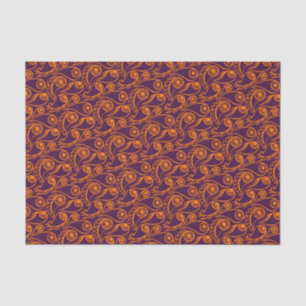 Quirky Paisley Eye Pattern Creepy Funny Funny Hall Seidenpapier