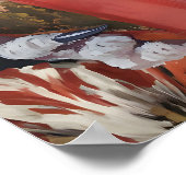 Quirky Parrot Bathroom Wall Art Print 'I See Poster (Ecke)