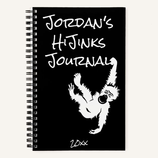 Quirky Personalisiert HiJinks Journal Notizblock (Vorderseite)