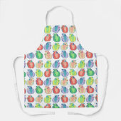 Quirky Pop Art Guinea Pig Farbiges Muster Schürze (Vorderseite)