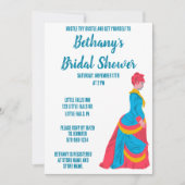 Quirky Pop Art Hustle thy Business Brautparty Einladung (Vorderseite)