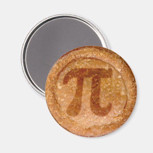 Quirky Pork Pie Symbol Magnet (Vorderseite/Rückseite)