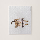 Quirky-Porträt eines Teacup Chihuahua Puzzle (Vertikal)
