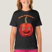 Quirky Pumpkin Halloween T - Shirt (Vorderseite)