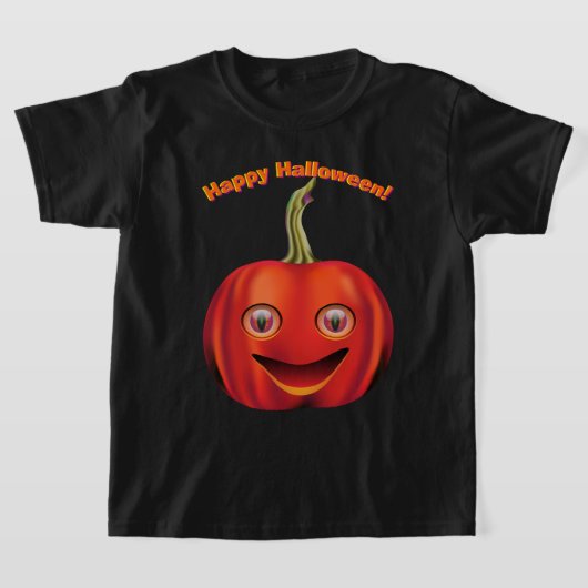 Quirky Pumpkin Halloween T - Shirt (Ablage )