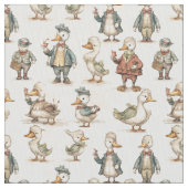 Quirky Quackers: Whimsy Duck Stoff (Nahaufnahme)