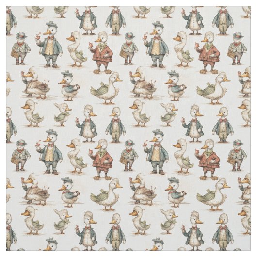 Quirky Quackers: Whimsy Duck Stoff (Muster)