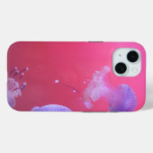 Quirky-Qualle im rosa Wasser Case-Mate iPhone Hülle (Rückseite (Horizontal))