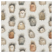 Quirky Quills: Whimsy Porcupine Stoff (Nahaufnahme)