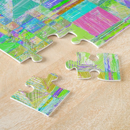 Quirky Quilt Abstract Design Puzzle (Seite)