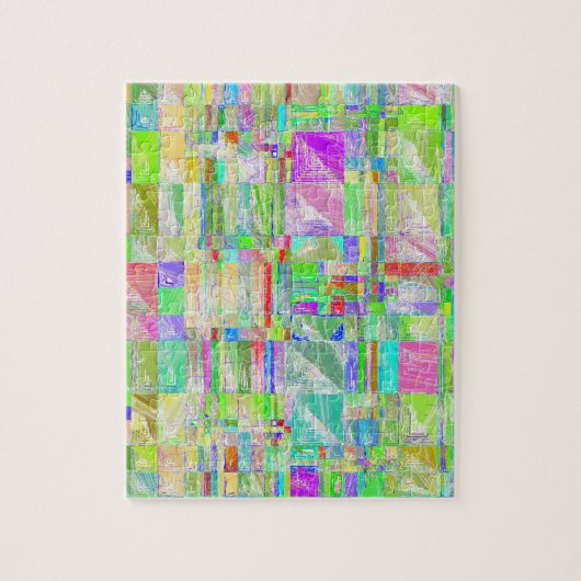 Quirky Quilt Abstract Design Puzzle (Vertikal)