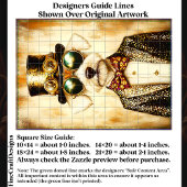 Quirky Regal Steampunk Dog Portrait EA6 Decoupage Seidenpapier