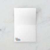 Quirky Retro farbenfrohe Küche Thema Personalisier (Innenseite)