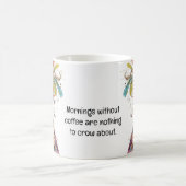 Quirky Rooster Coffee Spaß Kaffeetasse (Mittel)