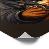 Quirky Rottweiler Karikaturenposter - Leichtigkeit Poster (Ecke)