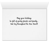 Quirky Saison's Greetings Alpacas Karte 19-3 (Innenansicht Horizontal (Unten))