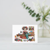 Quirky Seamstress Nähtailor Visitenkarte (Stehend Vorderseite)