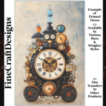 Quirky Steampunk Uhrengetriebe Hebel R3 Decoupage