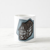 Quirky Tudor House Mittelalterliche Architektur Kaffeetasse (Mittel)
