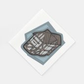 Quirky Tudor House Mittelalterliche Architektur Serviette (Ecke)