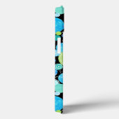 Quirky Türkise Blue Neon Green Emerald Pattern Case-Mate iPhone Hülle (Rückseite / Rechts)