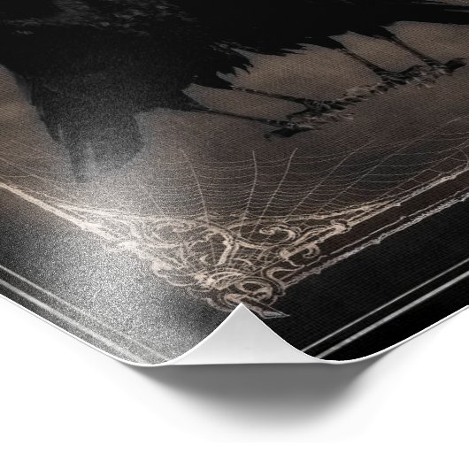 Quirky Twin Crows Fotodruck (Ecke)