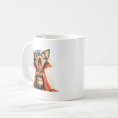 Quirky Vampire Halloween Kaffeetasse (Vorderseite Links)