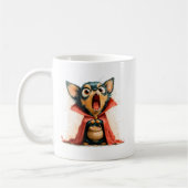 Quirky Vampire Halloween Kaffeetasse (Links)