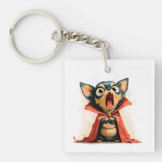 Quirky Vampire Halloween Schlüsselanhänger
