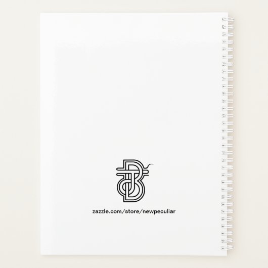 Quirky Venus Flytrap Novelty Planner Planer (Rückseite)