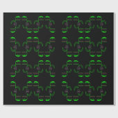 Quirky Venus Flytrap Wrapping Paper Roll Geschenkpapier (Flach)