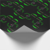 Quirky Venus Flytrap Wrapping Paper Roll Geschenkpapier (Ecke)