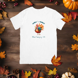 Quirky Watercolor Türkei Erntedank T-Shirt