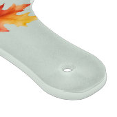 Quirky Watercolor Turkey Sage Green Schneidebrett (Ecke)