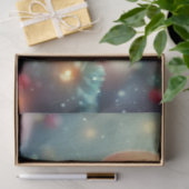 Quirky Weihnachtsmäuse Rustikale Winterkunst Dekou Seidenpapier (Geschenk)