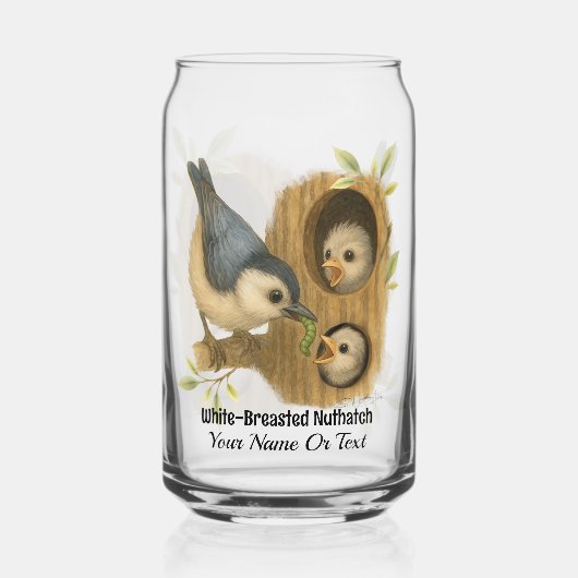 Quirky-Weiß-Brüste Dosenglas (Vorderseite)