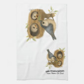 Quirky-Weiß-Brüste Geschirrtuch (Vertikal)