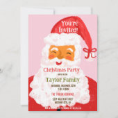 Quirky Whimsical Weihnachtsessen Party Einladung (Vorderseite)