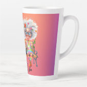 Quirky Wine Lady Therapy Latte Tasse (Rechts)