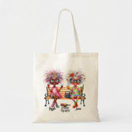 Quirky Wine Ladys Therapy Tote Bag Tragetasche
